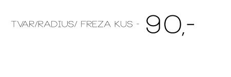cena frez stolarskych